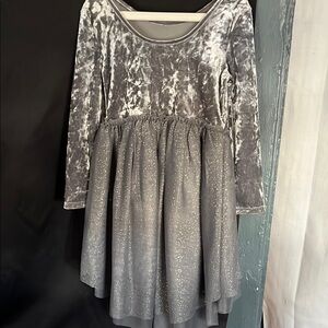 Elegant Gray Kids Dress